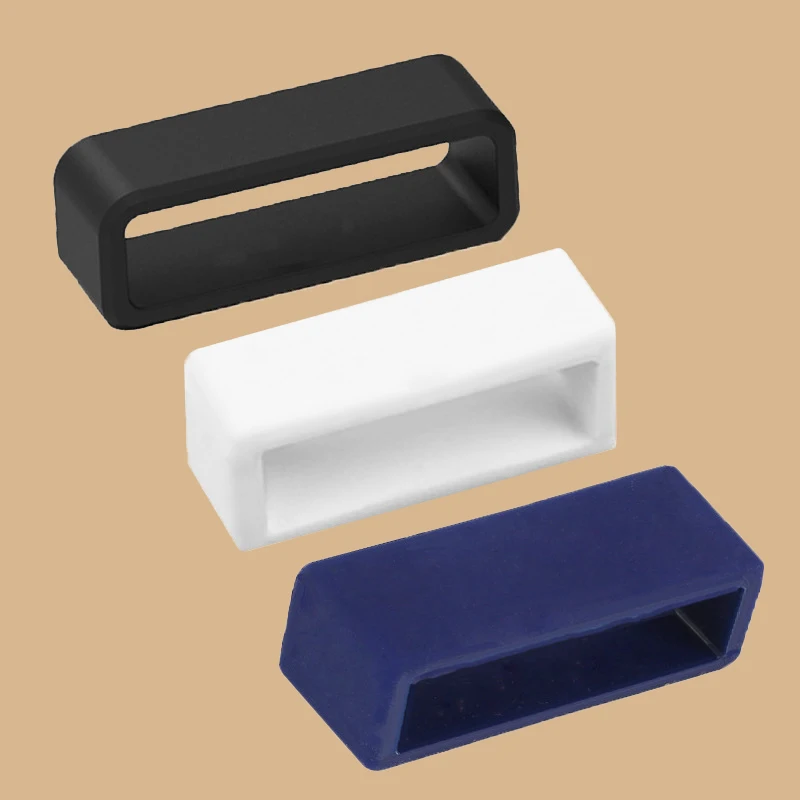 

Watch Parts Silicone Strap Movable Ring Rubber Strap Movable Ring Silicone Strap Black Strap Watch Accessory Fit iWatch Apple