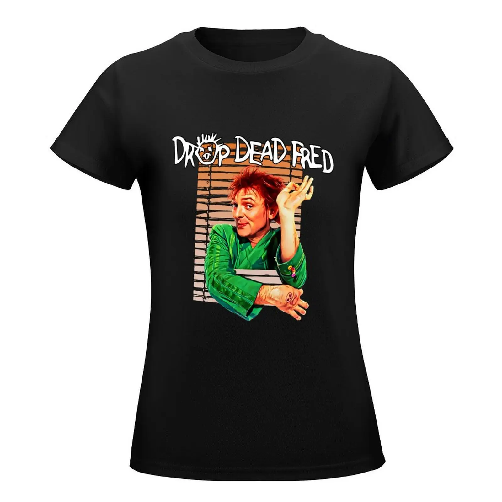 Классическая футболка Drop Dead Fred Rik женская одежда на заказ женские топы
