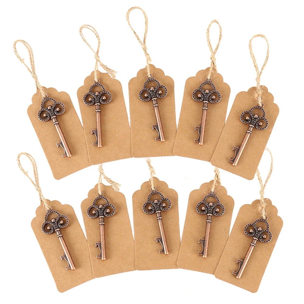 3050pcs bottle opener keychain metal key wine beer bottle opener wedding party favors antique gifts kitchen gadgets accessries free global shipping