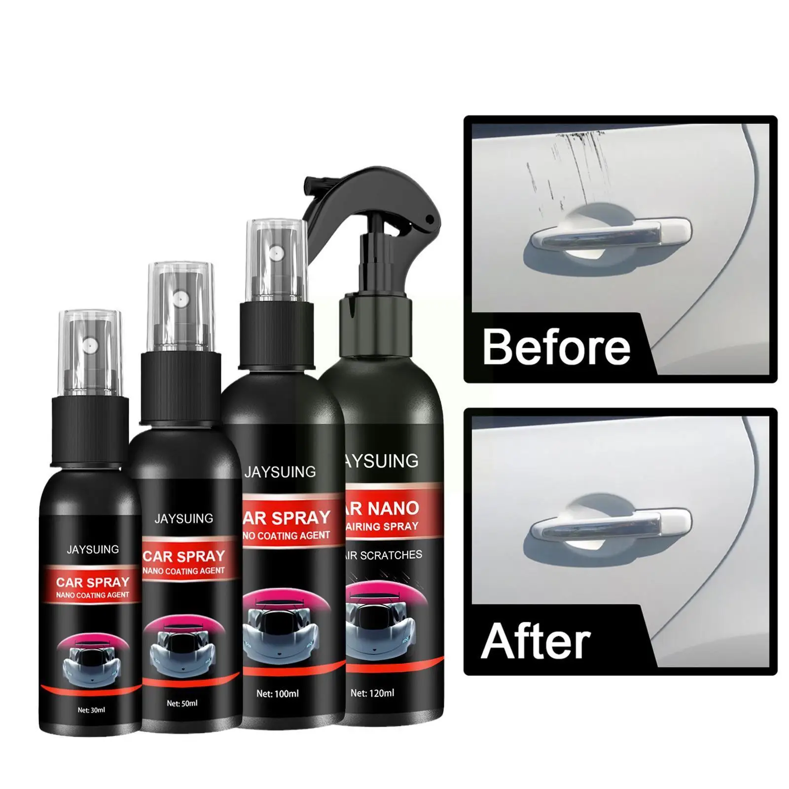 

Ceramic Coating Spray Car Top Sealant Repellent Nano Crystal Glass Liquid Plated Coating Polishing Waterproof Hydrophobic I4S8
