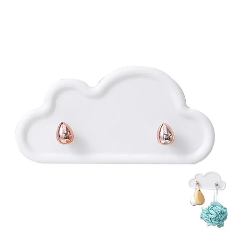 

Облачный крючок, облачный крючок, Вешалка без сверления, прихожей, деревенская вешалка для ключей и облачный органайзер, настенное креплени...