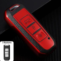 tpu leather car key case cover shell for baojun 360 510 530 560 630 730 rs 5 for wuling hongguang s holder auto accessories