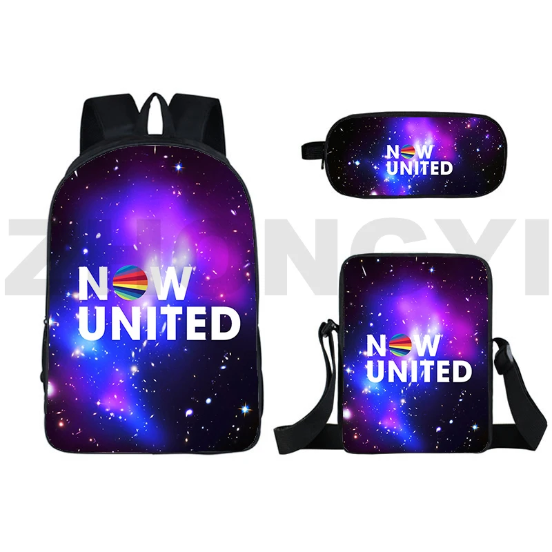 

Аниме Now United 3D рюкзаки, модный трендовый холщовый рюкзак, мужской кавайный студенческий рюкзак, теперь Объединенный лучший альбом, японская сумка