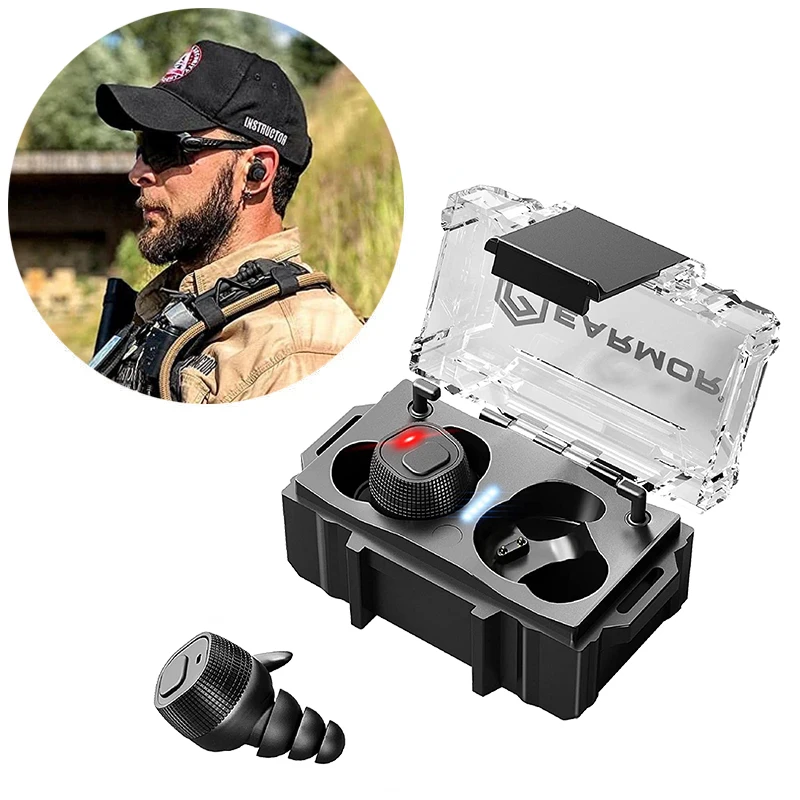 

Noise Proof Earplug EARMOR M20 Tactical Noise Reduction Earplug NRR22dB for Shooting Training OPSMEN Electronic Safety Earmuff