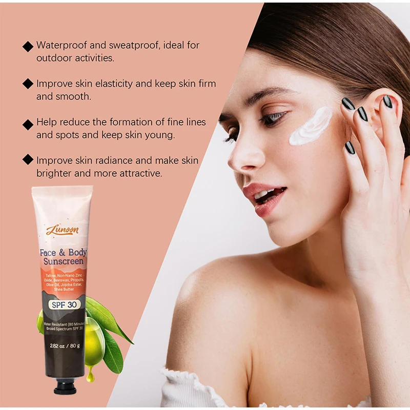 Солнцезащитный крем для лица и тела с защитой от воды влаги