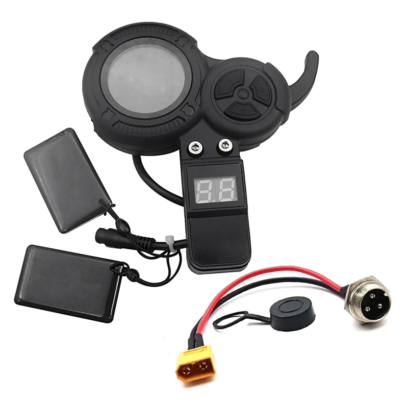 

ЖК-дисплей для электрического скутера + кабель XT60, 36-60 в, зеркальная карта дроссельной заслонки для VSETT 8 8 + 9 9 + для ZERO 8 9 10 8X 10X Z8 PRO, запчасти