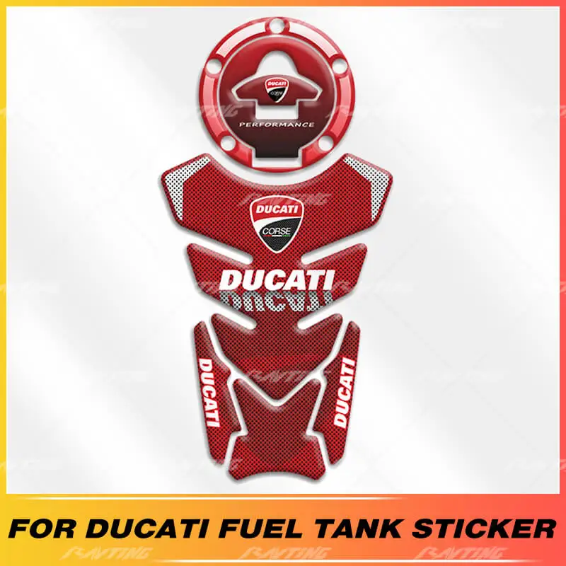 

Motorcycle Gas Tank Pad Protector 3D Decal Sticker For Ducati 1098/848 EVO 1198/1199 Monster 696/796/795/1100 939/821/797/1200/S