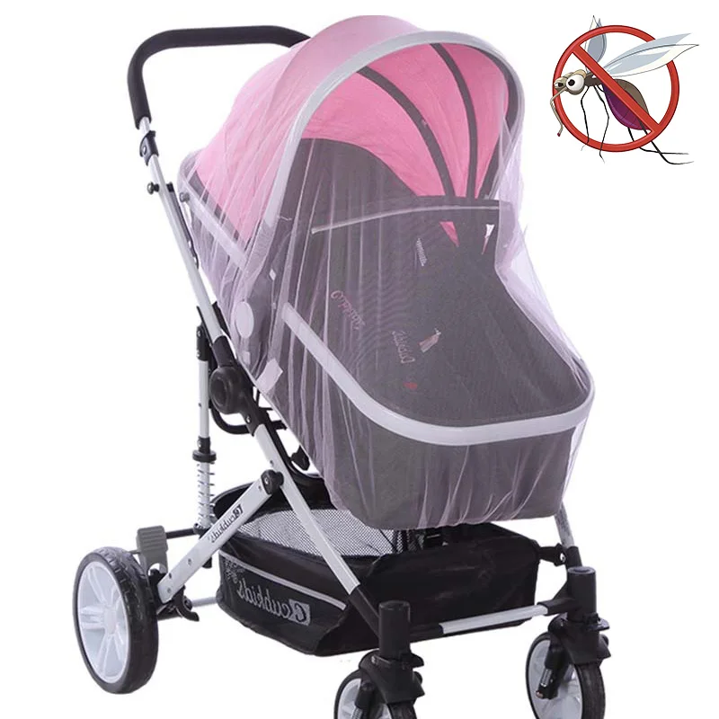 

Mosquito Net For Baby Stroller Pushchair Cart Insect Shield Net Mesh Infants Pushchair Cart Safe Protection Mesh Pram Accessory