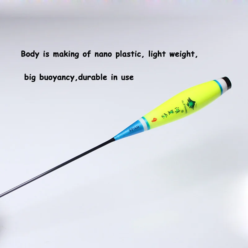 1PC Fishing Floats Body Bottom Part Inner Diameter 5.2MM Composite Nano Plastic Bobbers Fishing Accessory Tackle(No Battery)