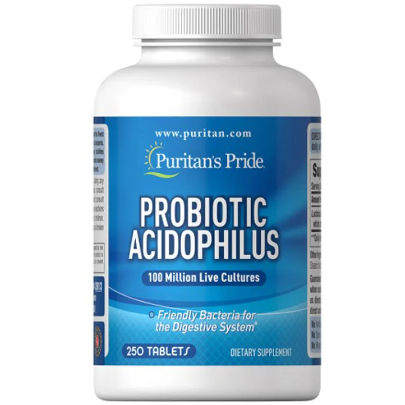 250 pills probiotics lactobacillus 100 million active colony health maintenance gastrointestinal balance health food