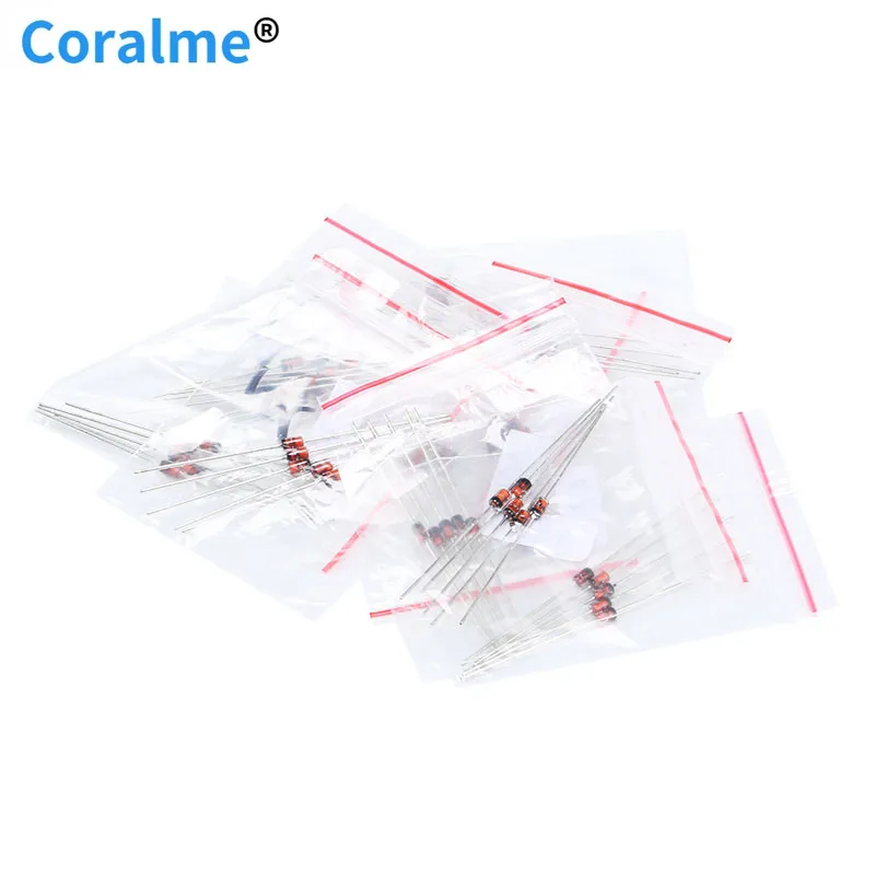 

60Pcs/lot 1W Zener Diode Electronic Components Package 3V~9.1V Zener Diode Assorted Kit 12 Kinds Each 5pcs