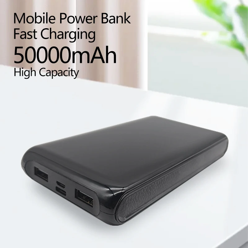 

Portable 50000mAh Dual USB Fast Charging Power Bank External Battery Pack,For Mobile Phone Tablet Computer Charger