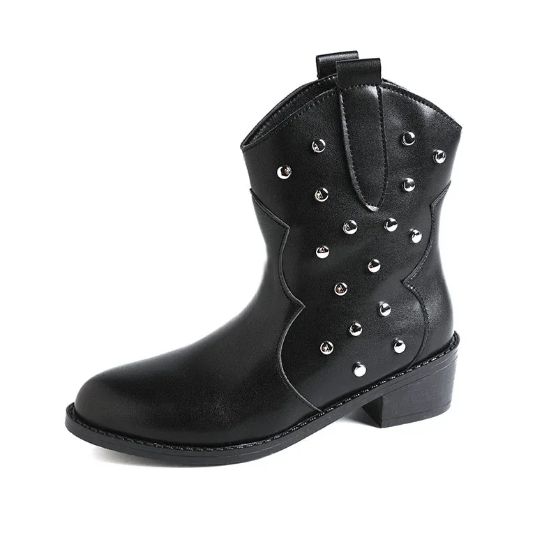 Взрывные европейские и американские модные ботинки большого размера с