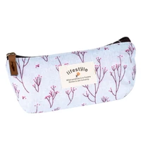 pen vintage floral flower purse pencil storage case cosmetic makeup bag