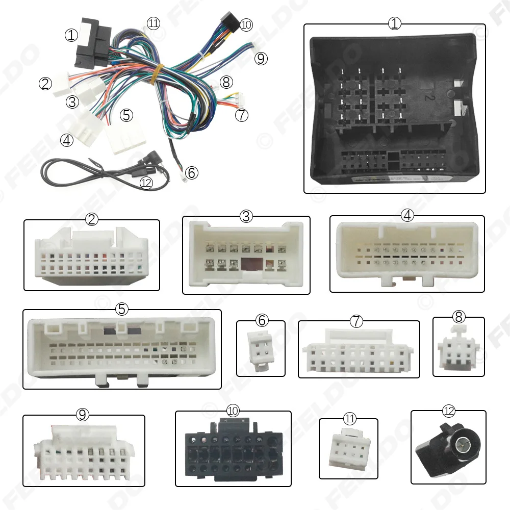 Жгут проводов ISO декодер шины CAN аудиоразъем RCA кабель-адаптер для Renault Megane3 Flunce Koleos