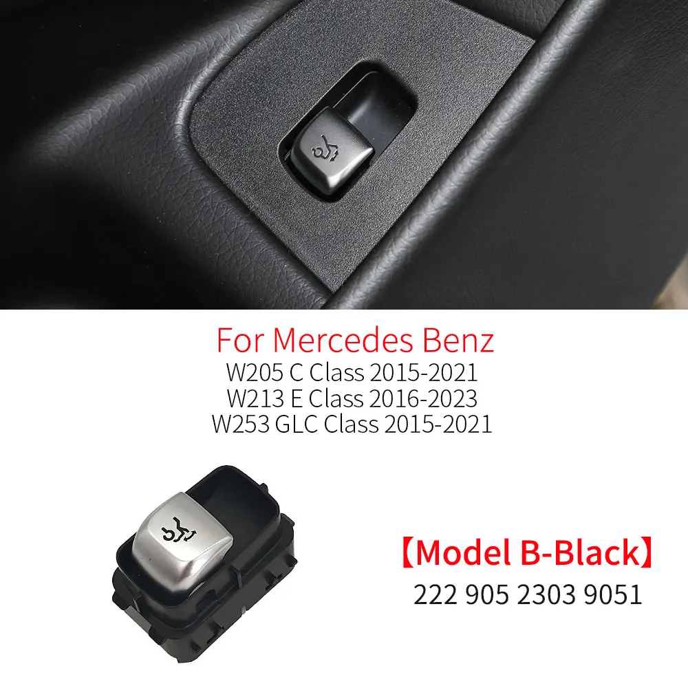 

Для Mercedes C E S GLC Class Автомобильный багажник разблокировка спуска переключатель крышка аксессуар для Benz W205 W213 W222 W253 2229052303