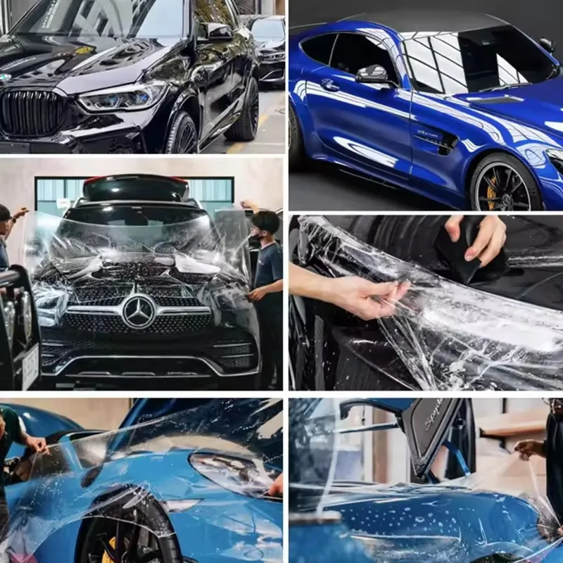 Прозрачная автомобильная защитная пленка с 3-слойной защитной пленкой для