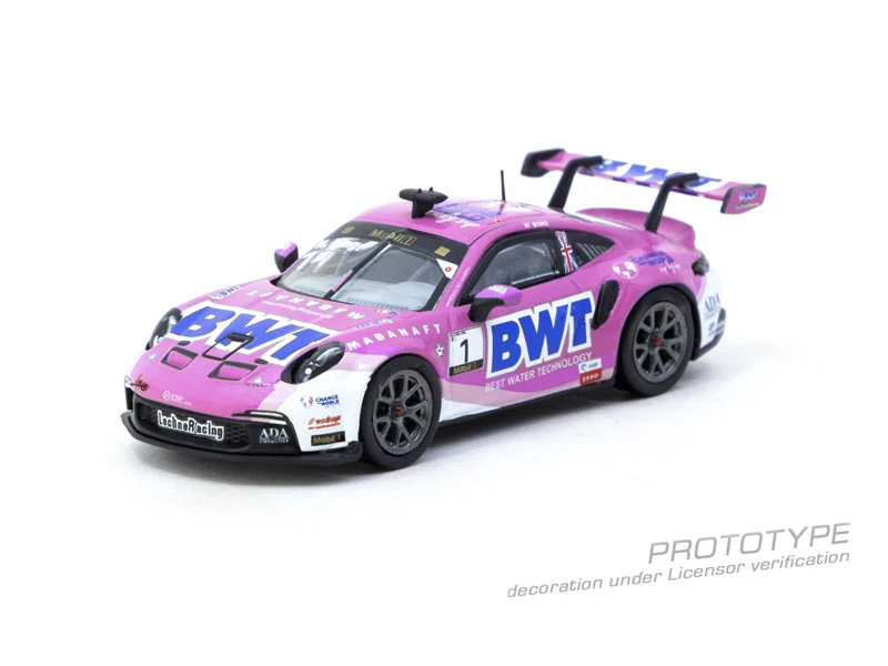 Фото Коллекционная модель автомобиля Tarmac Works 1:64 GT3 Cup Mobil 1 Supercup 2024/Lancer Evolution VI /Mobil 1 Supercup 2024 из сплава №1