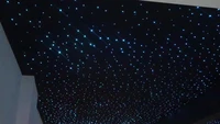 32w rgb star light wifi fiber optic lights kit for club decoration