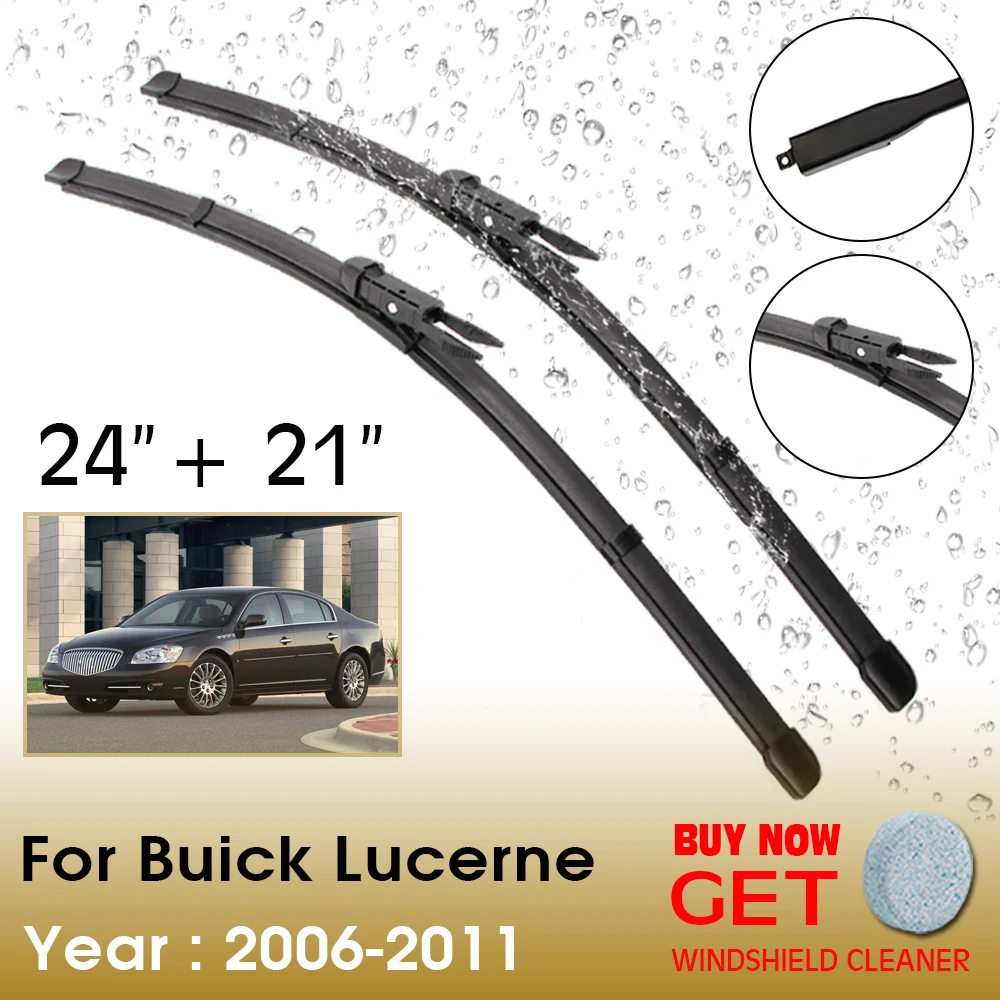 

Car Wiper Blade For Buick Lucerne 24"+21" 2006-2011 Front Window Washer Windscreen Windshield Wipers Blades Accessories