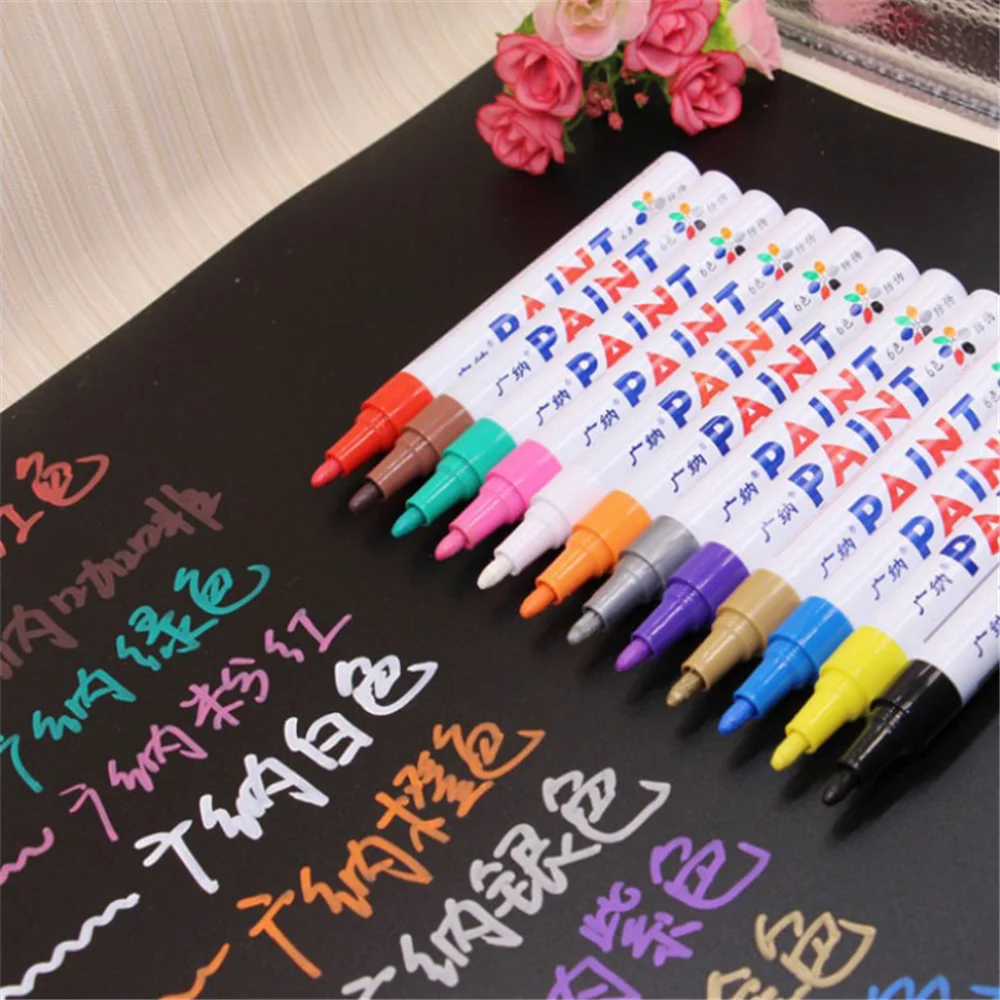 

Car tire tread painting graffiti pen for VW Volkswagen Golf 5 6 7 JETTA PASSAT B5 B6 B7 B8 MK4 MK5 MK6 Tiguan Beetle