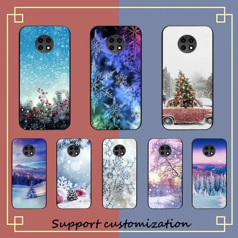 

Winter snow Merry Christmas Phone Case For Redmi Note 4 X 5 A 6 7 8 Pro T 9 Pro 9S 10 Pro 11 Pro 11S 11Epro PocoM3pro