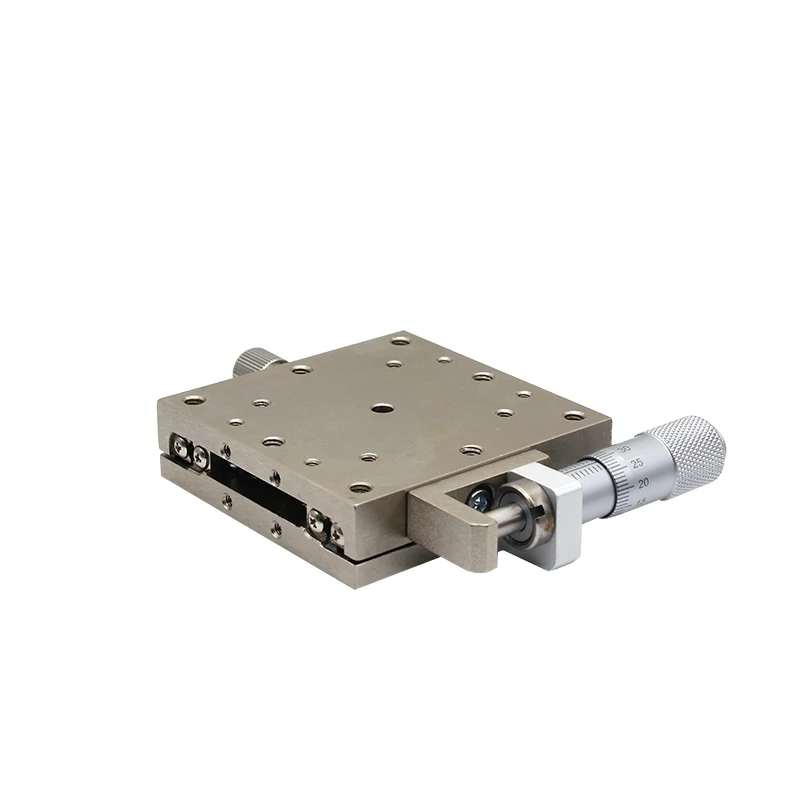 

X-axis Displacement Platform LBX40/60/25/LBY80 Precision Manual Fine-tuning Linear Moving Stainless Steel Slide