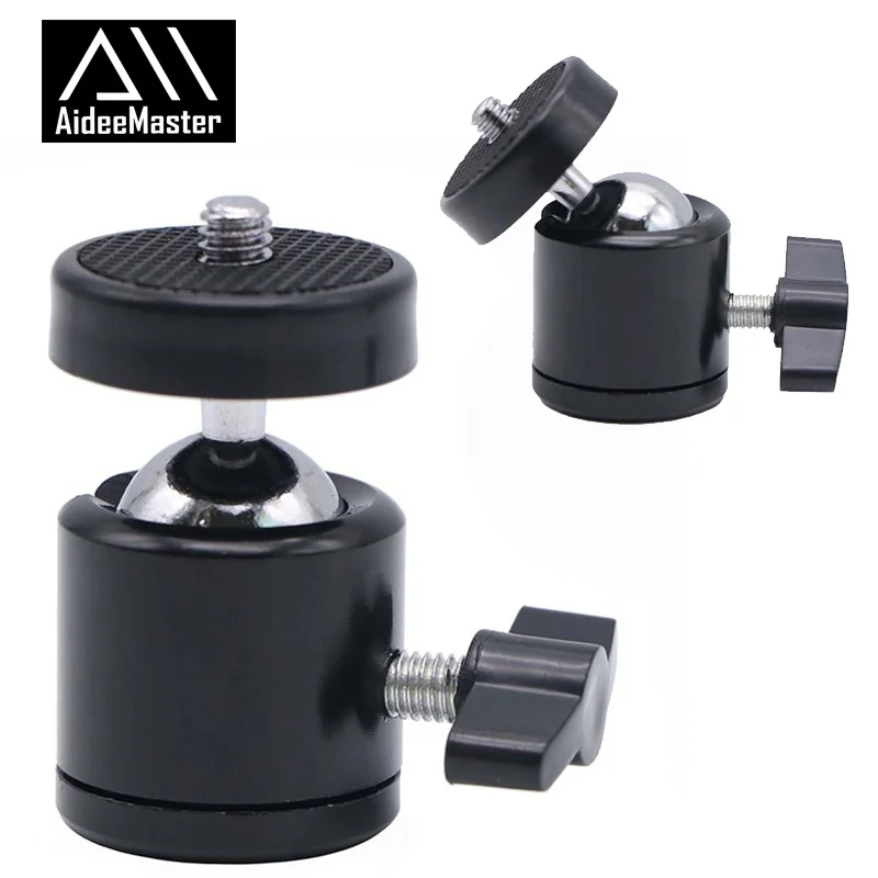 Штатив для камеры Мини-шаровая головка Винт штатива 360 Вращающееся крепление