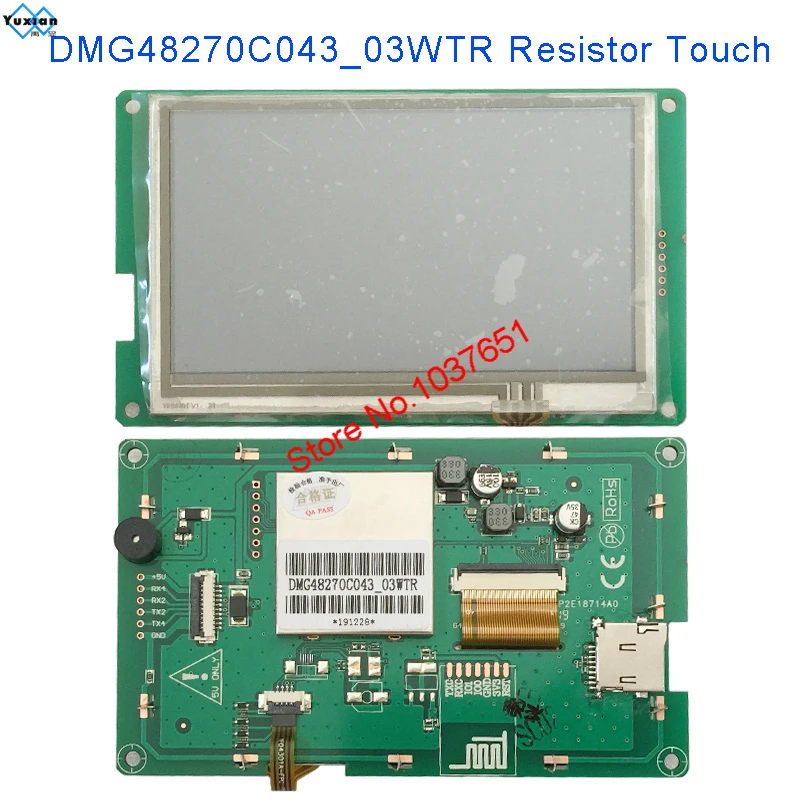 

DMG48270C043_03WTR WN WTC 4,3-дюймовый 480x272 HMI Smart TFT-дисплей