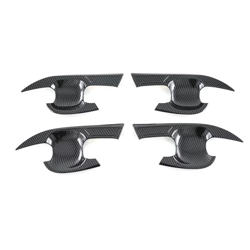 

Car Carbon Fiber ABS External Door Handle Bowl Cover Sticker Cover Trim Car Styling Fit for Toyota BZ4X Pro 2022