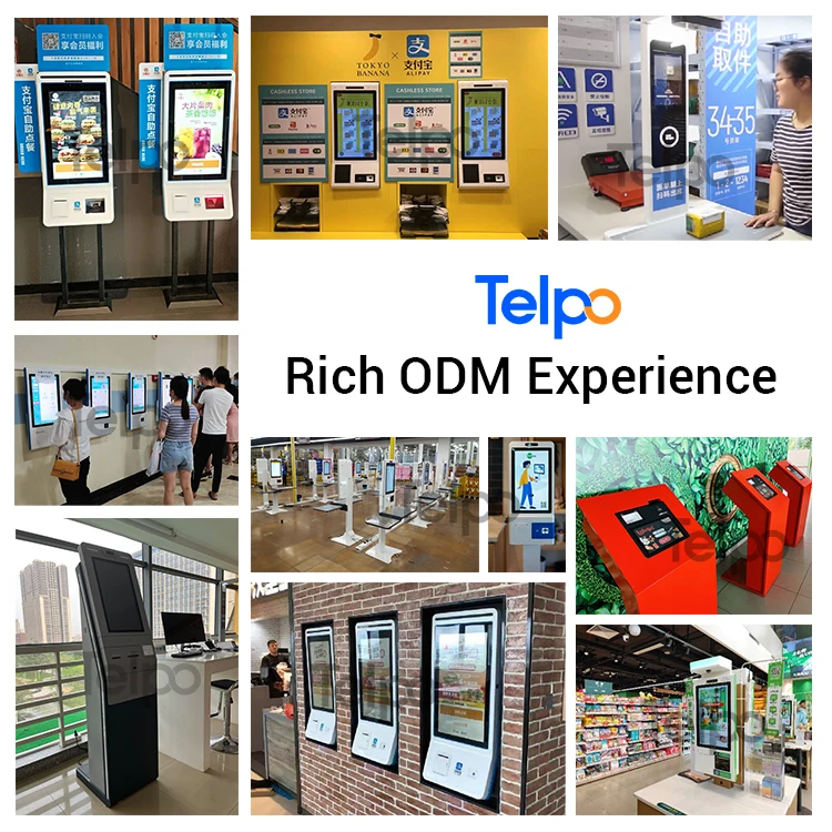 Смарт-платеж Telpo все-в-одном сенсорный экран android самообслуживание кассовый