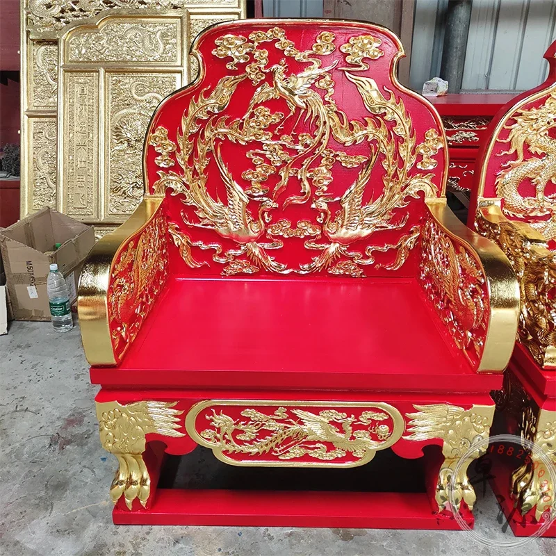Стул Jiulong Древняя площадь императорский дворец большой мастер стул китайский