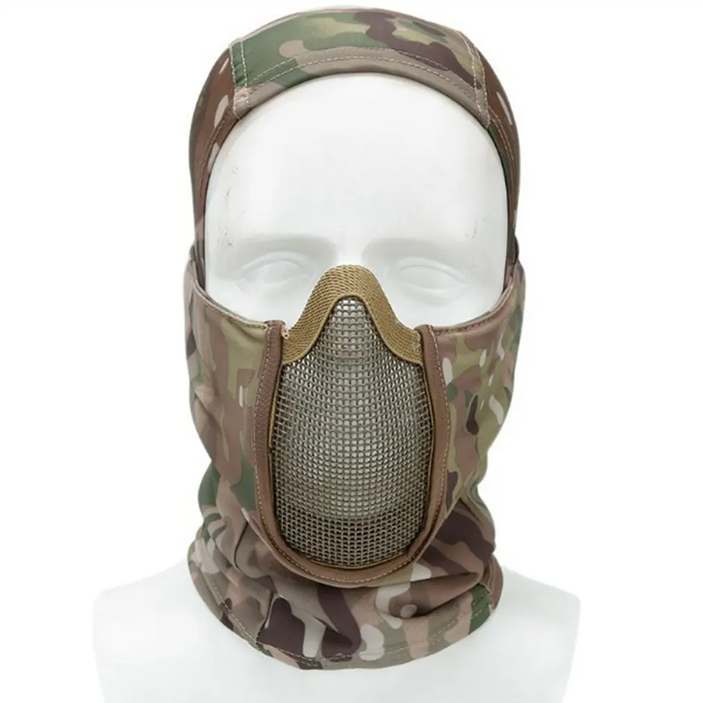 

Tactical Balaclava Headgear Mask Army Airsoft Paintball Full Face Mask Breathable Outdoor Hunting Wargame CS Protection Mask