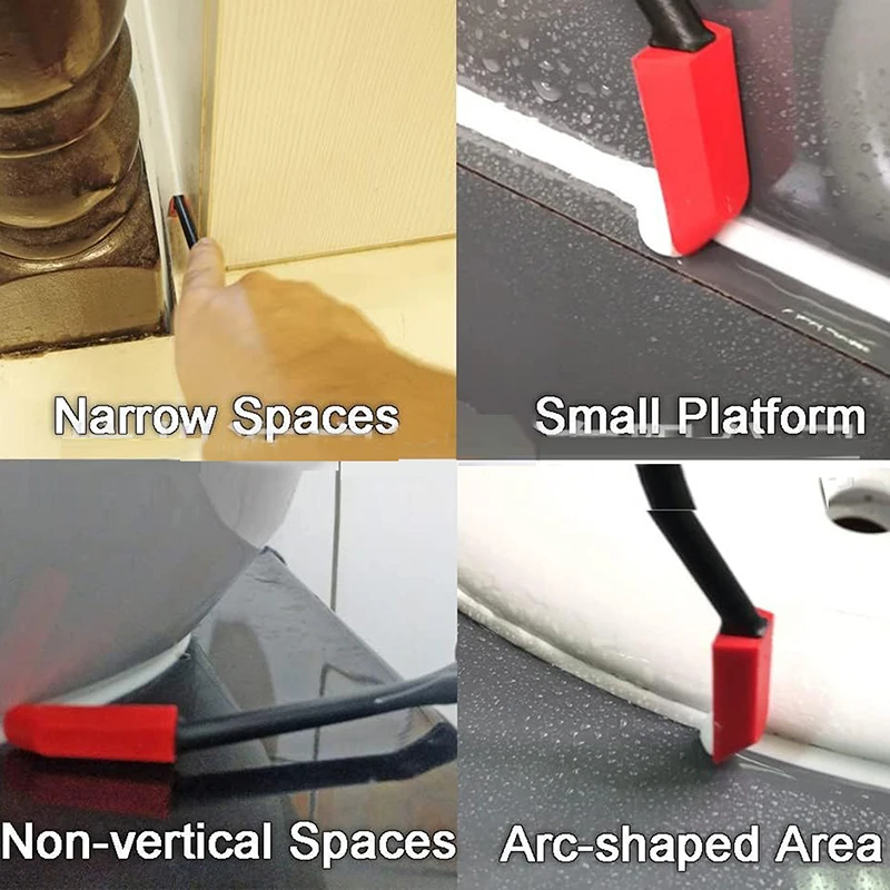 1 Шт. Стеклянный Клей Угловой Скребок Пластиковый Герметик Разбрасыватель Набор