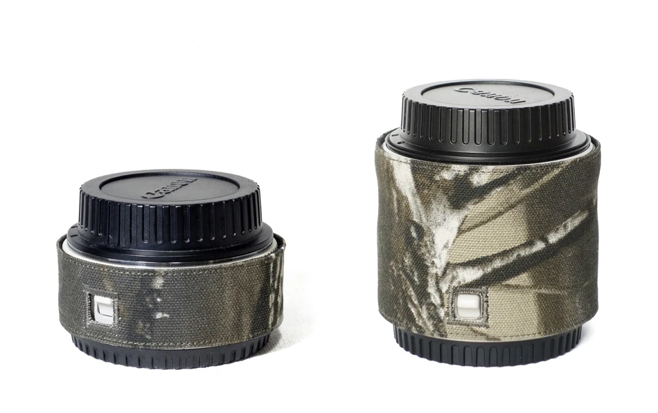 

Camera Lens Camouflage Rain Cover Raincoat for Canon DSLR Camera Barlow 1.4XIII , 2.0X Camera Barlow Protection Sleeve