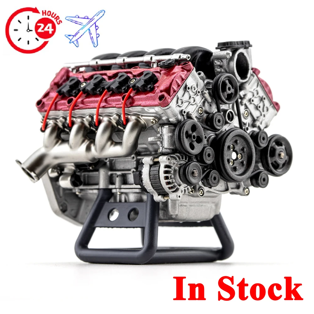 MAD V8 Engine Internal Combustion Model Assembly Kit RC Full