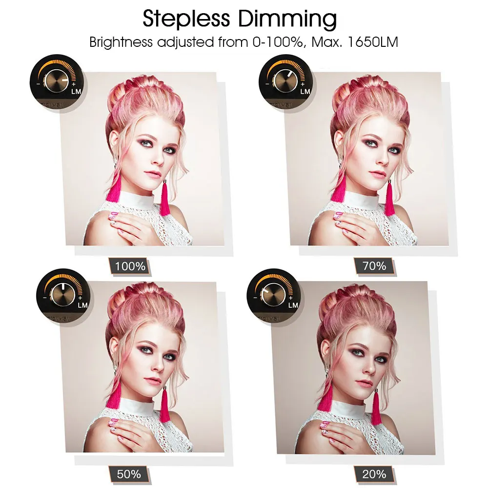 Travor L4500 3set professional lighting photography studio light kit bi color led video panel fill lamp for shooting