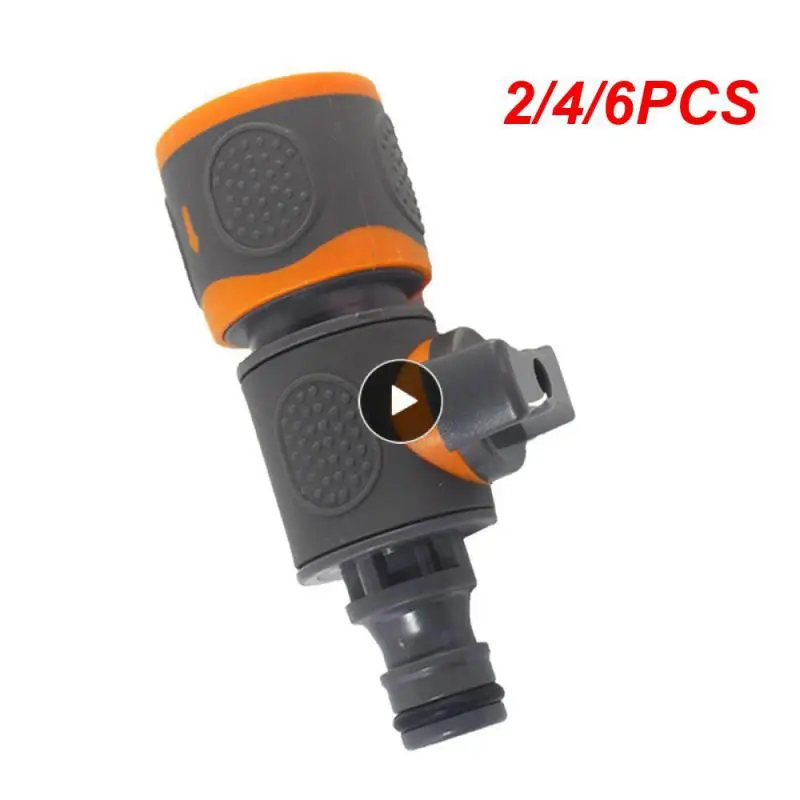 

2/4/6PCS Plastic Agriculture Garden Watering Shut Off Water Valves Quick-connect Connector Fittings Switch Valve Coated