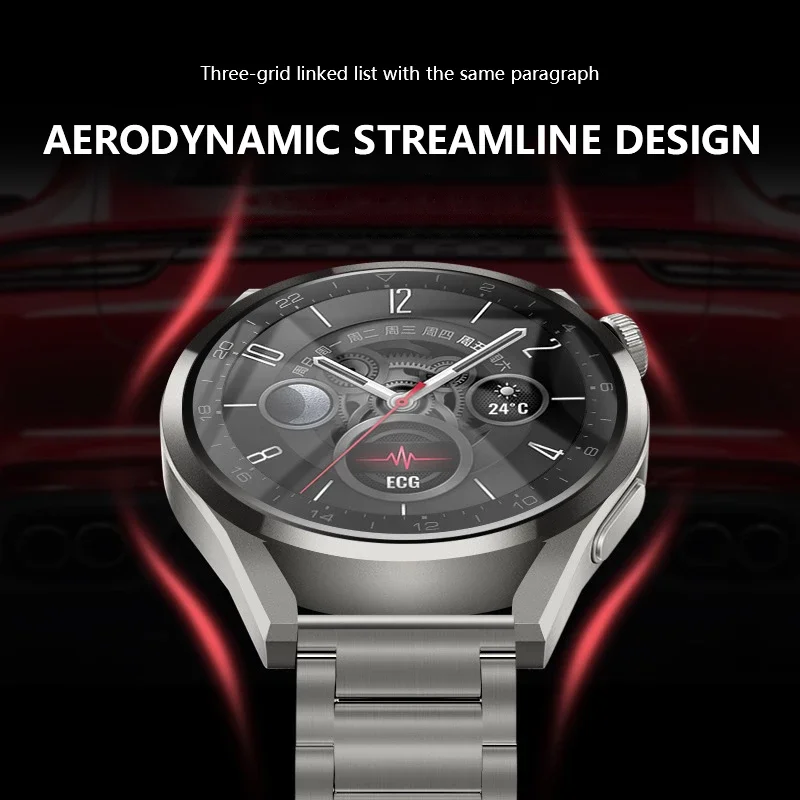 Luxury Titanium Alloy Strap for Huawei Watch Ultimate GT2 GT3 Pro 46mm 22mm Sport Watch Band for Samsung Gear S3 Watch 3 Loop