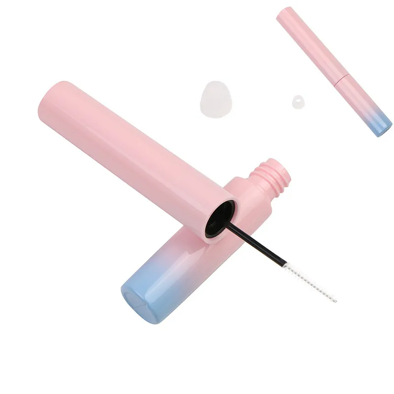 

4Pcs/lot Pink Blue Plastic DIY Container Bottle Empty Mascara Tubes With Thin Eyelash Brush Vials Empty Mascara Tube
