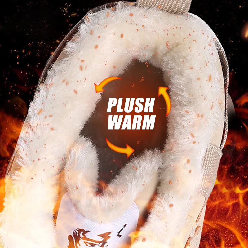 Ankle Boots for Men Snow Boots Winter Warm Lace-up Men Shoes 2022 New Fashion Flock Plush Winter Boots Fur Men Shoes Plus Size 3 Ankle Boots for Men Snow Boots Winter Warm Lace-up Men Shoes 2022 New Fashion Flock Plush Winter Boots Fur Men Shoes Plus Size 3