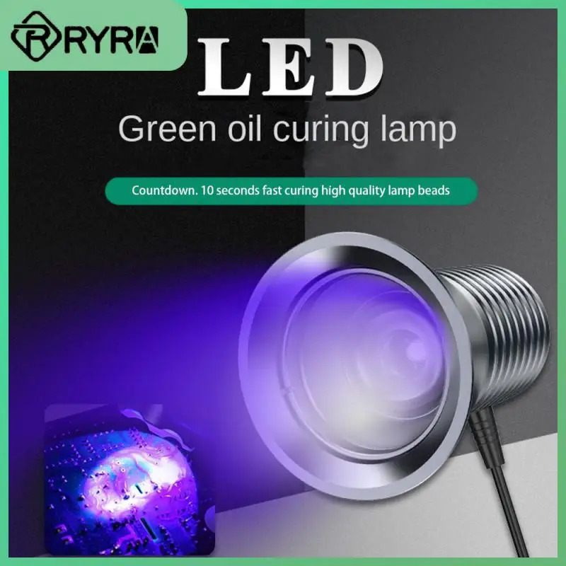 Silicone Aluminum Alloy Mobile Phone Repair Usb Power Supply Curing Lights High-power Green Oil Curing Uv Lamp Tools Purple Lamp