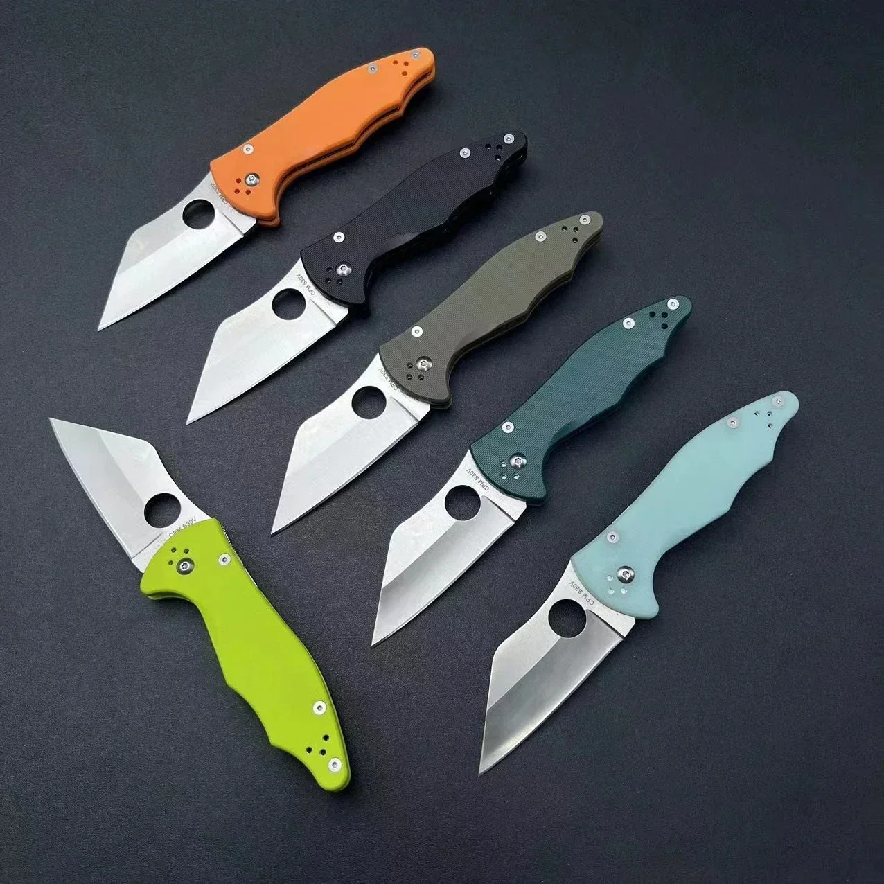 Тактический складной нож высокой твердости CPM 20CV 60HRC ручка из углеродного волокна