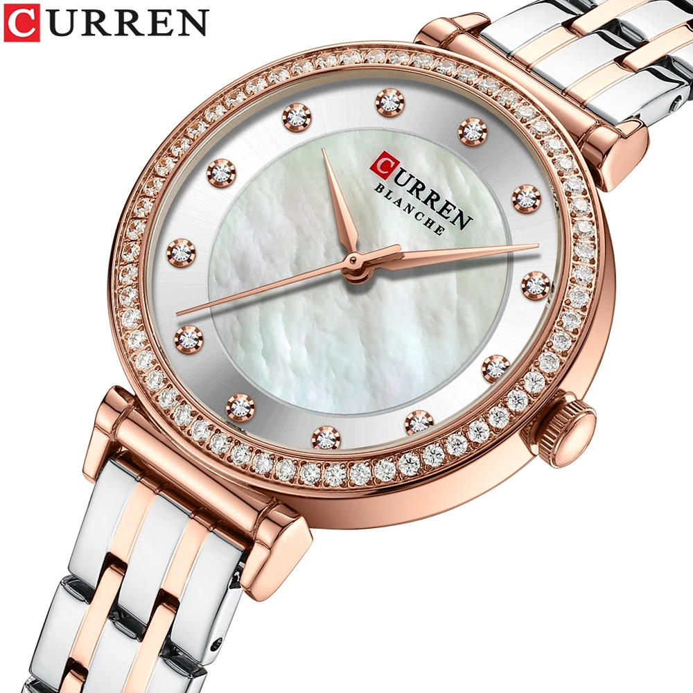 

CURREN Classic Casual Women Watches Top Brand Luxury Fashion Ladies Girl WristWatch Stainless Steel Bracelet Female Clock