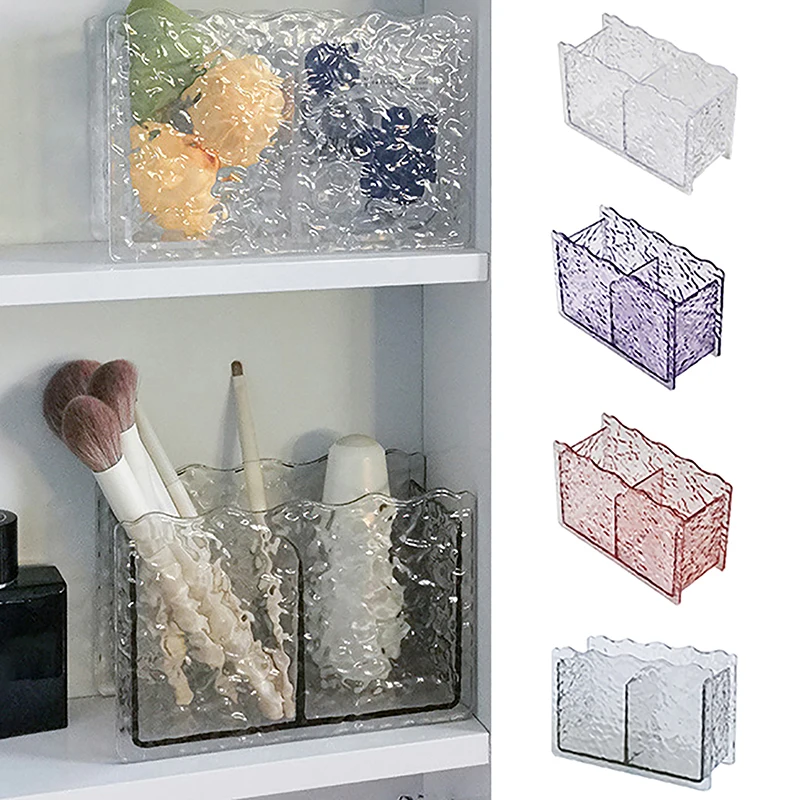 Контейнер для хранения косметики с 2 отделениями органайзер помады бровей