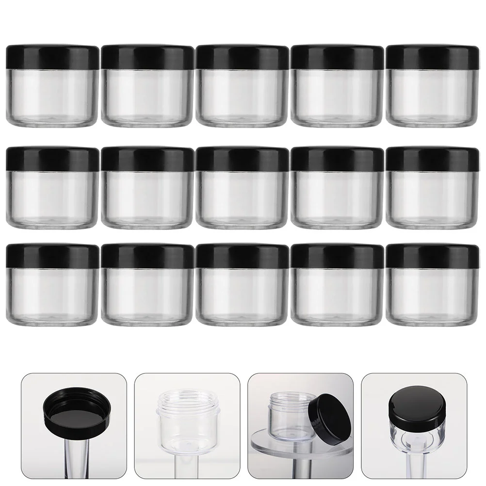 

Cream Jars Makeup Empty Container Bottle Lotion Creams Jar Sample Lip Portable Box Round Refillable Containers Eye Pots Balm