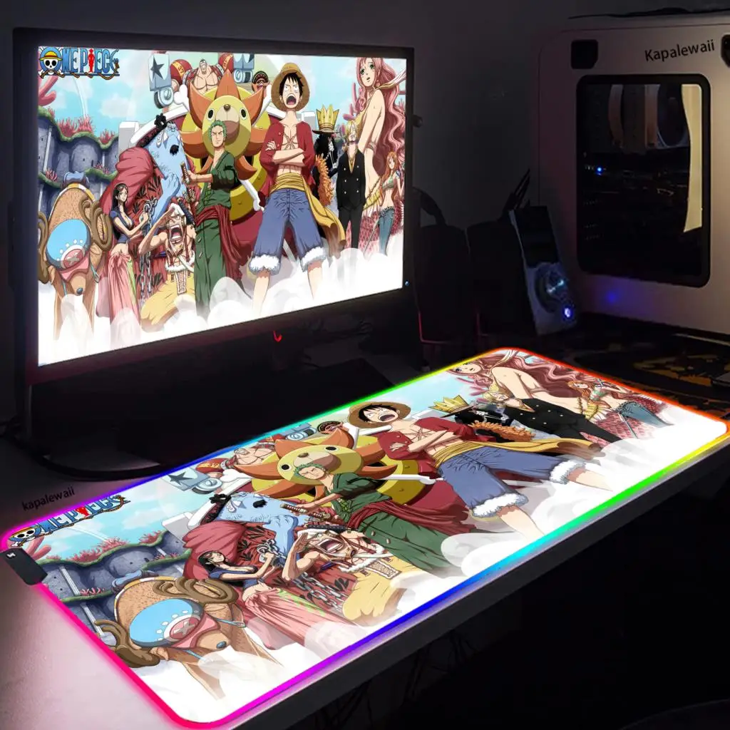 

RGB 900x400 мм Аниме Коврик для мыши, геймерский RGB коврик для мыши, игровые аксессуары, коврики для мыши, настольные Коврики для ПК, геймерские на...