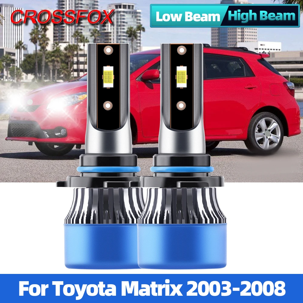 

Canbus Car Headlight Bulbs LED Car Light 6000K 20000LM 120W 9005 9006 HB3 HB4 CSP Chip LED Headlamps For Toyota Matrix 2003-2008