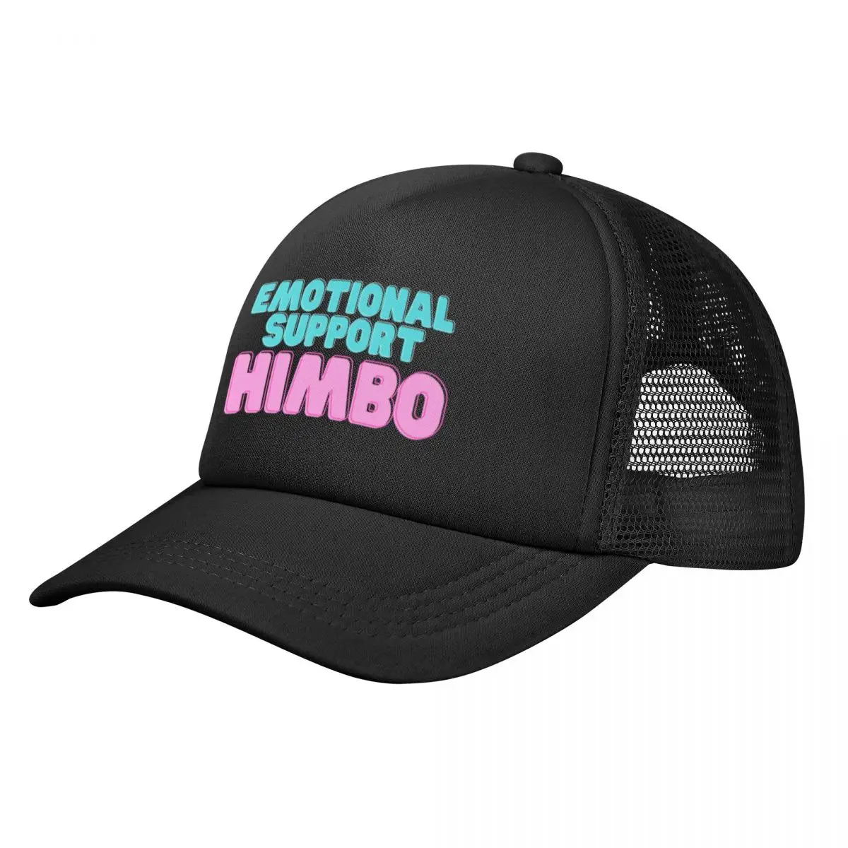 Эмоциональная поддержка Himbo Racerback (взрослая сетчатая бейсболка мяч спорт гольф