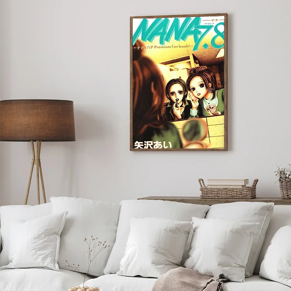 Аниме N-NANA Ретро аниме постеры липкие белые бумажные наклейки DIY комната бар кафе